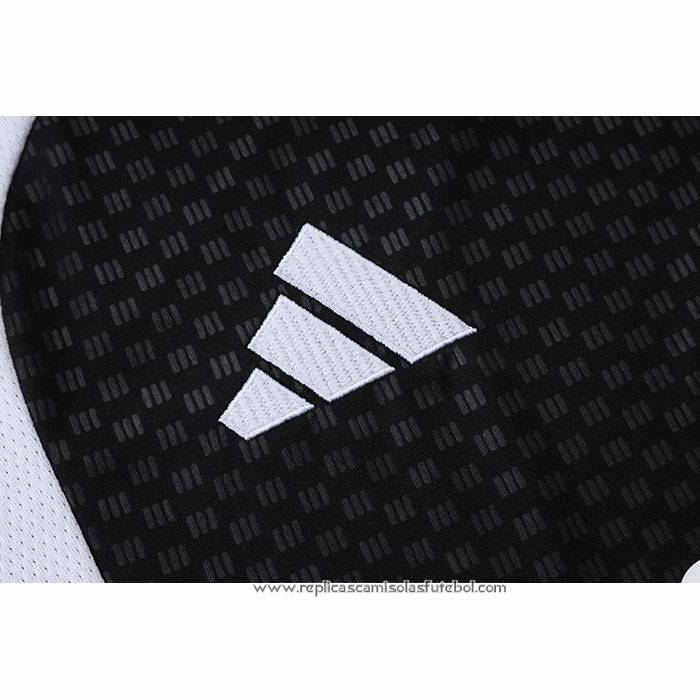 Fato de Treino Real Madrid 2025-2026 Manga Curta Preto - Calcas Curta